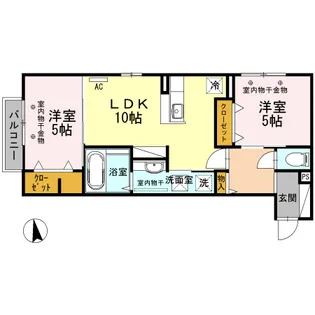 イル・プルミエ【1階】の間取り