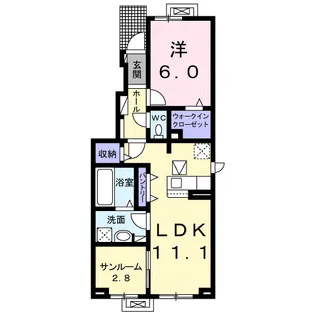 マーリエ Ⅱ【1階】の間取り