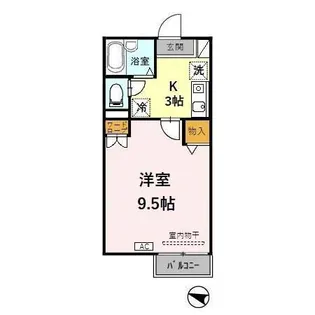 プレジール・クレスト【1階】の間取り