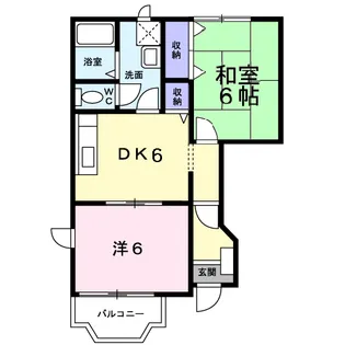 ラ・フィーネ【1階】の間取り