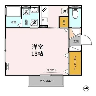 シャルム駅東【1階】の間取り