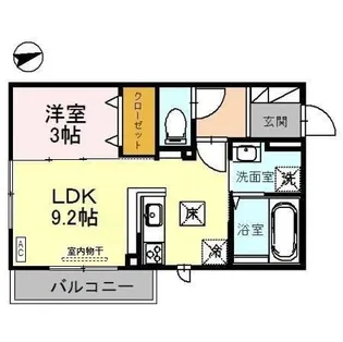 セリリアⅠ【1階】の間取り