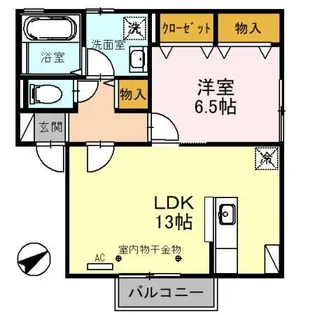 ア・レーズ【1階】の間取り