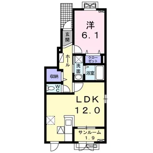 アルタイル・K Ⅰ【1階】の間取り