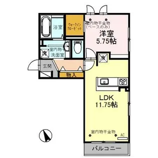 ラネオン【2階】の間取り