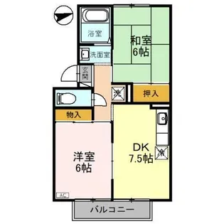 コートファミール【2階】の間取り