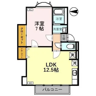 リバティ第一【2階】の間取り