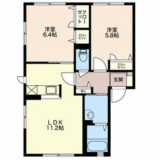 SH・フェリーチェ 【1階】の間取り