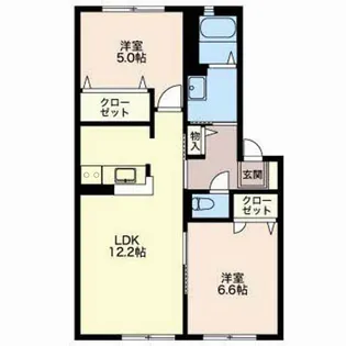 SH・アムールアイ【1階】の間取り
