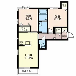 SH・リヴィエラⅡ【1階】の間取り