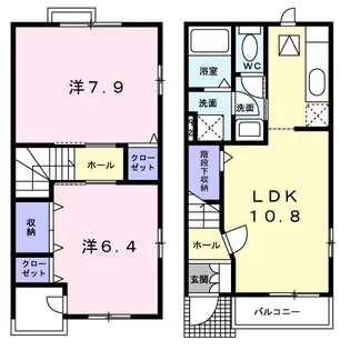 アプリコーゼ Ⅰ【1階】の間取り