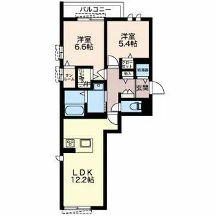 SH・L’Heure Bleue【303号室】の間取り