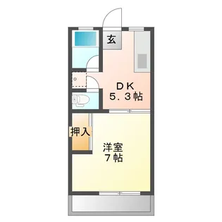 アトラスハイツ【203号室】の間取り