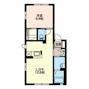 SH・アムールアイ【105号室】の間取り