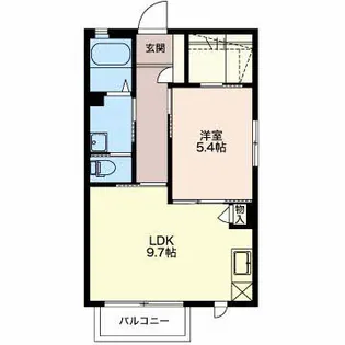 SH サンライズ ヴィラ【1階】の間取り
