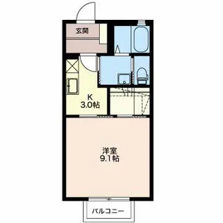 SH・サンライズ ヴィラ【1階】の間取り