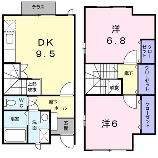 マルニーⅠ【1階】の間取り