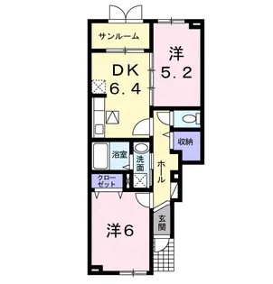 イームズ【1階】の間取り