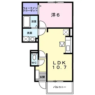 サンパティークⅡ【1階】の間取り