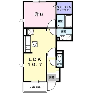 ベル グレース Ⅰ【1階】の間取り