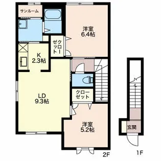 SH・センチュリーハイツ【2階】の間取り