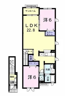 ファースト レジデンス【2階】の間取り