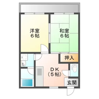 SAMSQUARE加賀【207号室】の間取り