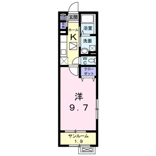 コンフォルタⅢ【1階】の間取り