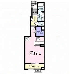 エクラ ツー【1階】の間取り