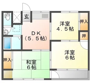 マルサンコーポ【702号室】の間取り