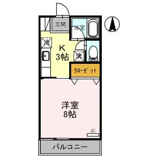 カンパーニュ【1階】の間取り