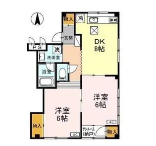 カーサ・フォルテ【1階】の間取り