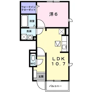 ビバレーゼ【1階】の間取り