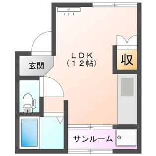 コーポライラック【106号室】の間取り
