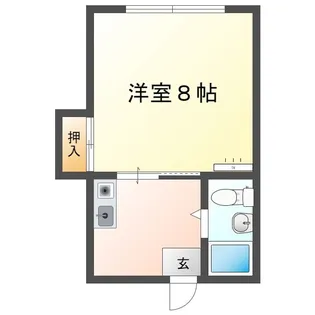 マンション新生【2階】の間取り