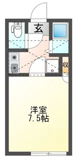 コスモスⅠ【207号室】の間取り