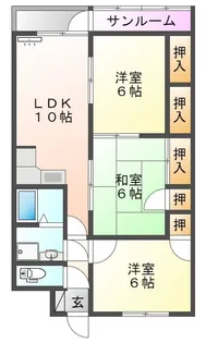 キャロットハウス№3【3階】の間取り