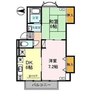 リバティ第一【2階】の間取り