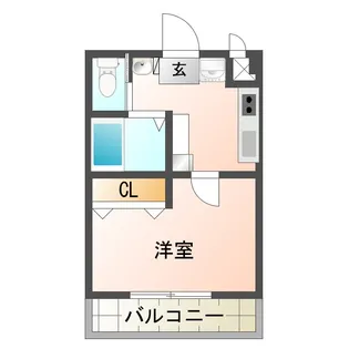 ノースヴィレッジⅡ【205号室】の間取り
