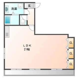 ヴェールハウス糸田【501号室】の間取り