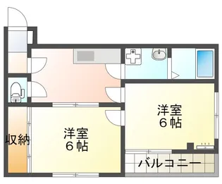 ヴェールハウス糸田【403号室】の間取り