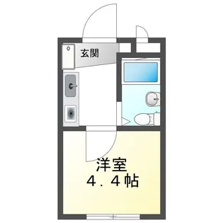 朝日プラザ菊川【105号室】の間取り