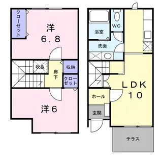 はなみずき【1階】の間取り