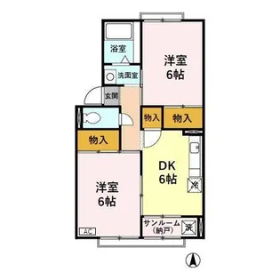 プレジール エルピ【2階】の間取り