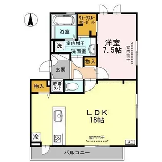 アンジュール【3階】の間取り