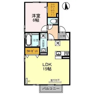 ルーエ N.N【2階】の間取り