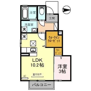 Park&HouseⅡ(パークアンドハウスツウ)【1階】の間取り