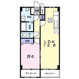 シャイニー【3階】の間取り
