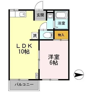 ドエルビリジャン【2階】の間取り