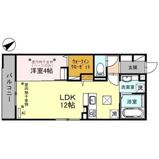 D-residence広岡【1階】の間取り